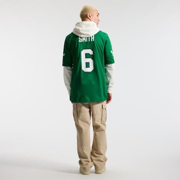 DeVonta Smith Alternate Game Jersey Kelly Green 6