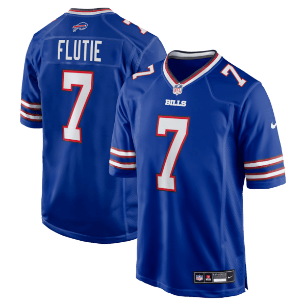 Doug Flutie Game Retired Player Jersey Royal 2