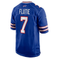 Doug Flutie Game Retired Player Jersey Royal 4