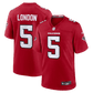 Drake London Game Jersey Red 2
