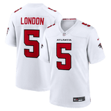 Drake London Game Jersey White
