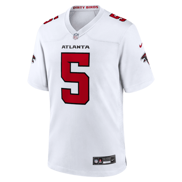 Drake London Game Jersey White 3
