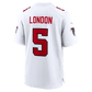 Drake London Game Jersey White 4
