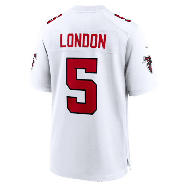 Drake London Game Jersey White 4