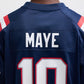 Drake Maye Game Jersey Navy 9