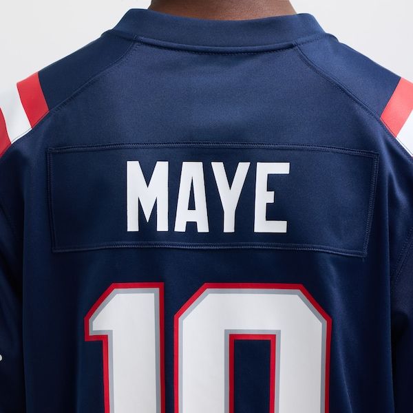 Drake Maye Game Jersey Navy 9