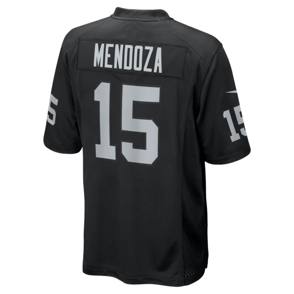 Fernando Mendoza 2026 NFL Draft First Round Pick No. 1 Game Jersey Black 4