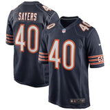 Gale Sayers Retired Player Game Jersey Navy
