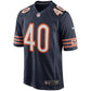 Gale Sayers Retired Player Game Jersey Navy 3