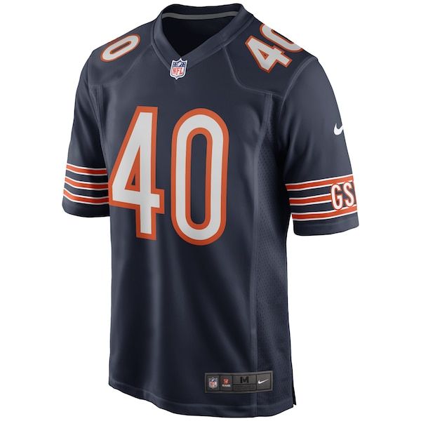 Gale Sayers Retired Player Game Jersey Navy 3