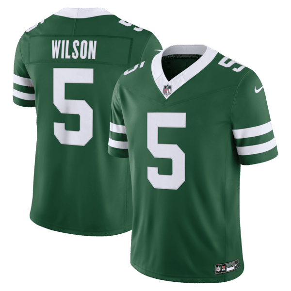 Garrett Wilson Vapor F.U.S.E. Stitched Limited Jersey Green 2