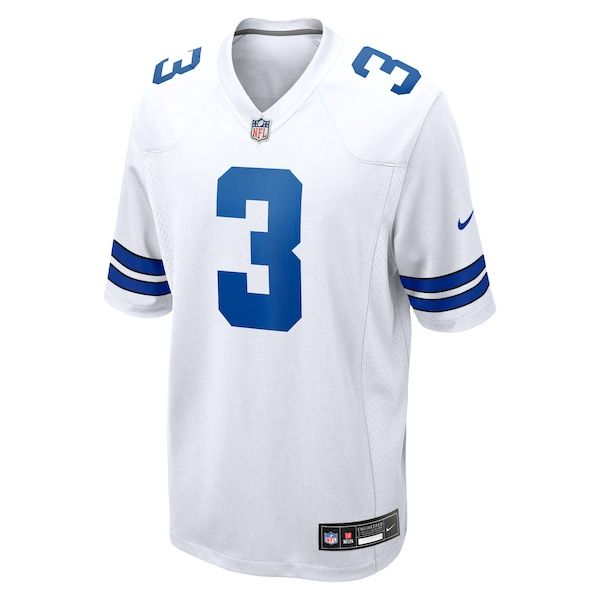 George Pickens Game Jersey White 3