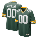Custom Game Jersey Green