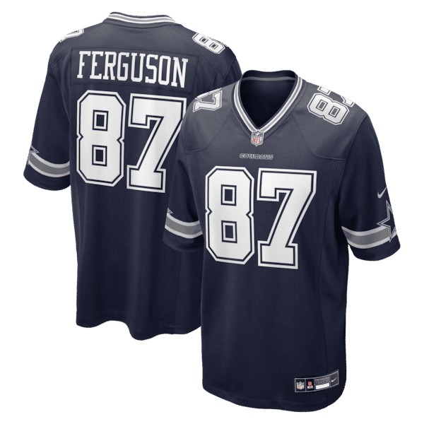Jake Ferguson Team Game Jersey Navy 2