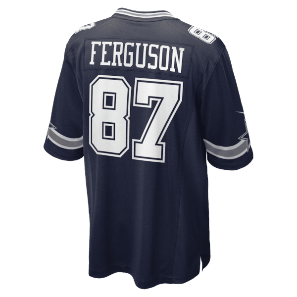 Jake Ferguson Team Game Jersey Navy 4