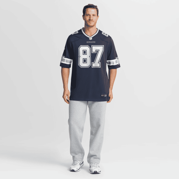 Jake Ferguson Team Game Jersey Navy 8