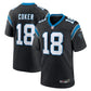 Jalen Coker Game Jersey Black 2