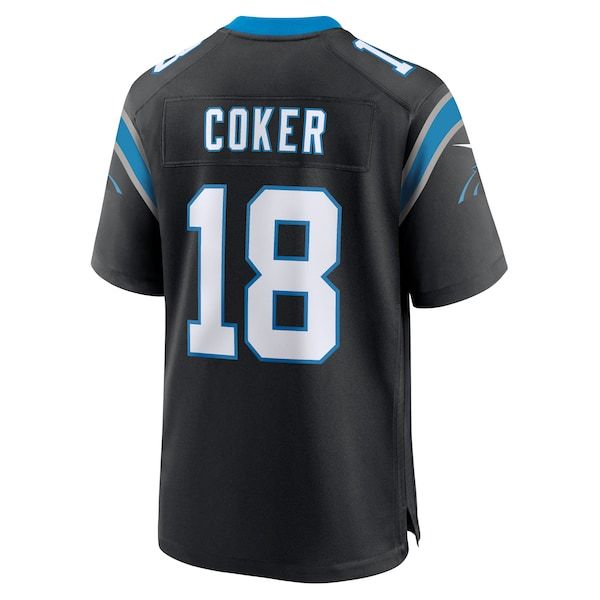 Jalen Coker Game Jersey Black 4
