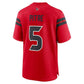 Jalen Pitre Alternate Game Jersey Red 4