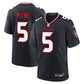 Jalen Pitre Game Jersey Navy 2