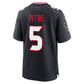 Jalen Pitre Game Jersey Navy 4