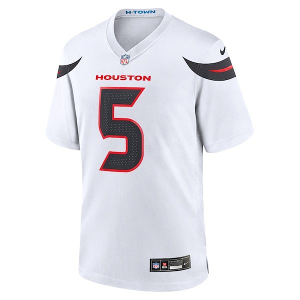 Jalen Pitre Game Jersey White 3