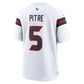Jalen Pitre Game Jersey White 4