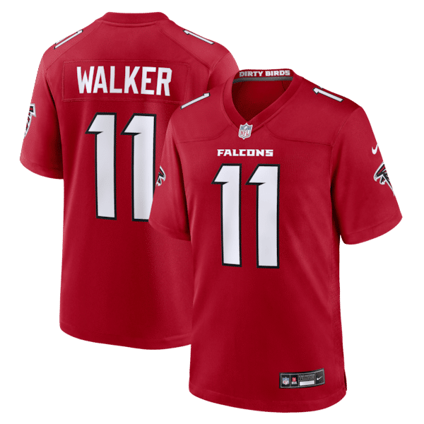 Jalon Walker Game Jersey Red 2