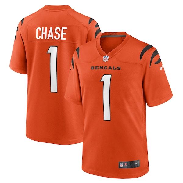 Ja'Marr Chase Alternate Game Jersey Orange 2