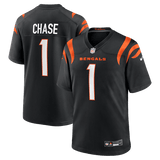 Ja'Marr Chase Game Jersey Black