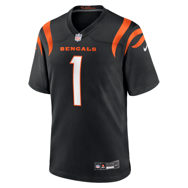 Ja'Marr Chase Game Jersey Black 3