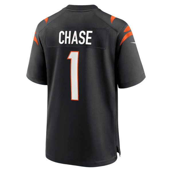 Ja'Marr Chase Game Jersey Black 4