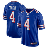 James Cook III Game Jersey Royal