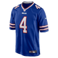 James Cook III Game Jersey Royal 3