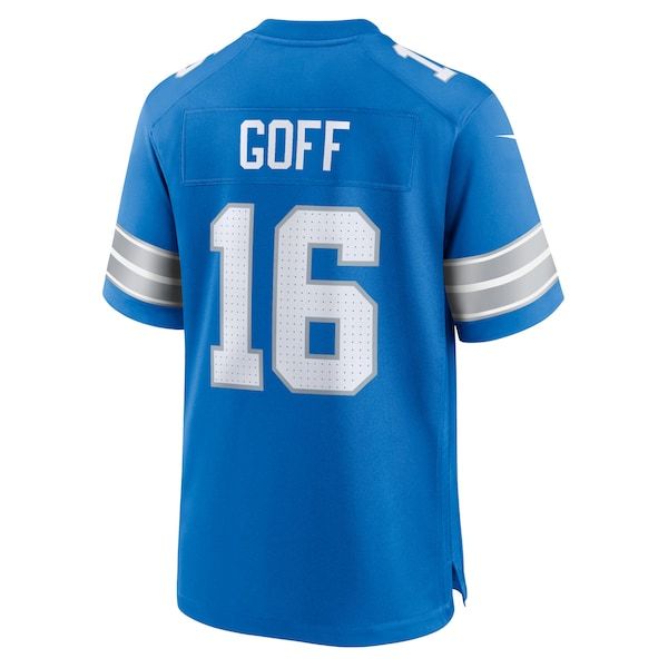 Jared Goff Game Jersey Blue 8