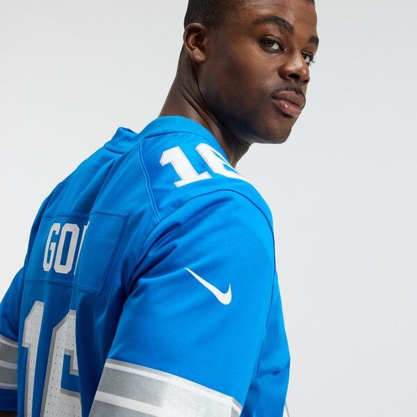 Jared Goff Game Jersey Blue 11