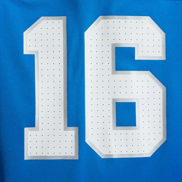 Jared Goff Game Jersey Blue 12