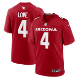 Jeremiyah Love 2026 NFL Draft First Round Pick No. 3 Game Jersey Cardinal