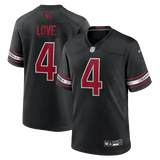 Jeremiyah Love Alternate Game Player Jersey Black