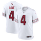 Jeremiyah Love Game Player Jersey White