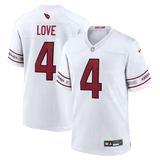 Jeremiyah Love Game Player Jersey White