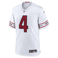 Jeremiyah Love Game Player Jersey White 3