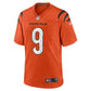Joe Burrow Alternate Game Jersey Orange 3