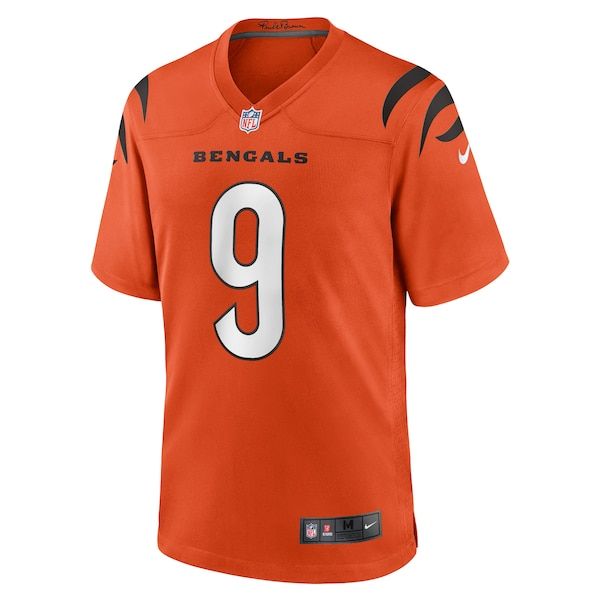 Joe Burrow Alternate Game Jersey Orange 3
