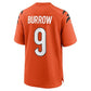 Joe Burrow Alternate Game Jersey Orange 4