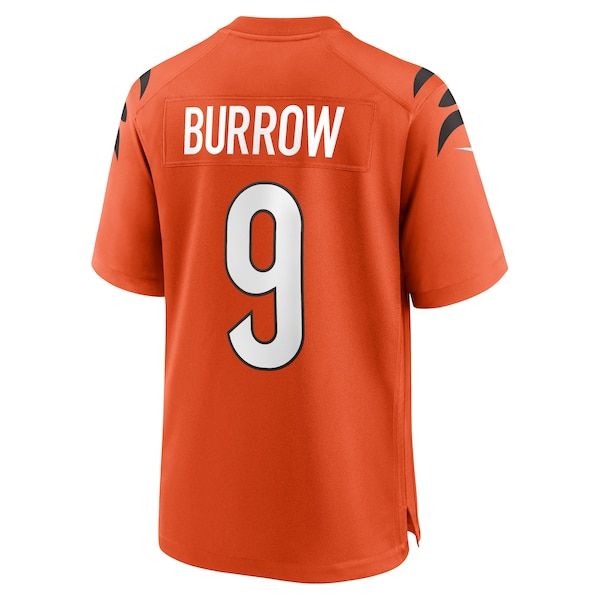 Joe Burrow Alternate Game Jersey Orange 4