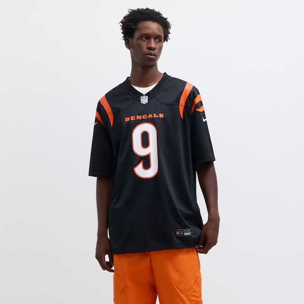 Joe Burrow Game Jersey Black 5