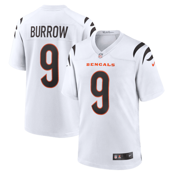 Joe Burrow Game Jersey White 2