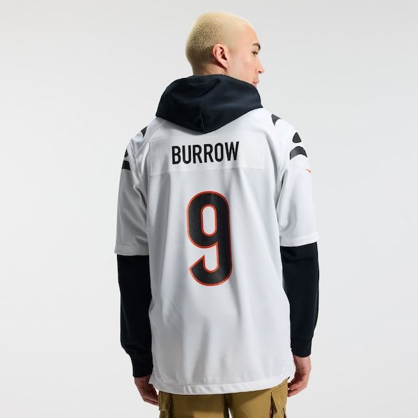 Joe Burrow Game Jersey White 4