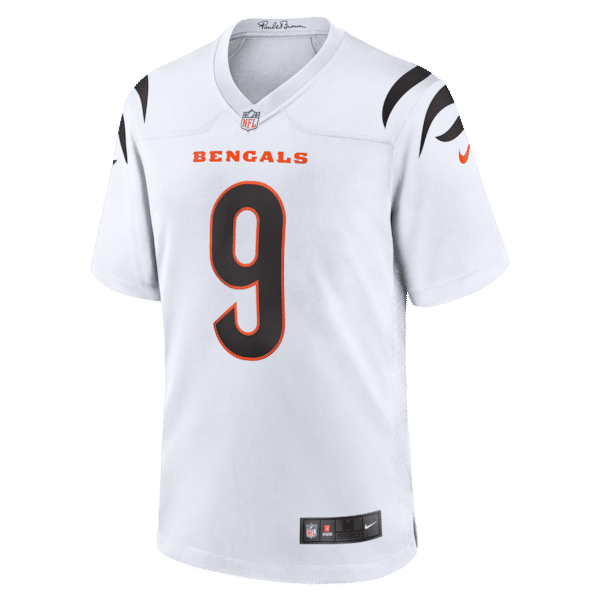 Joe Burrow Game Jersey White 7
